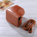 Full Body Camera PU Leather Case Bag with Strap for Sony A5100 / A5000 / NEX-3N (16-50mm / 40.5mm Lens)(Brown)