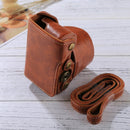 Full Body Camera PU Leather Case Bag with Strap for Sony A5100 / A5000 / NEX-3N (16-50mm / 40.5mm Lens)(Brown)