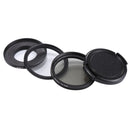 JSR-2057 4 in 1 40.5mm UV + CPL Lens Filter Kits with Ring Adapter + Lens Cover for SJCAM SJ7