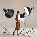 TRIOPO EX-150W Studio Flash Built-in Dissipate Heat System with EX-150III LED Single Light