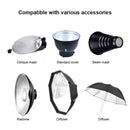 TRIOPO Oubao TTR300W Studio Flash with E27 150W Light Bulb