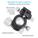 TRIOPO GS2808 Camcorder Photography No Axial Carbon Fiber Tripod Mount Holder with Ball Head, Load: 15KG