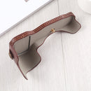 1/4 inch Thread PU Leather Camera Half Case Base for Nikon Z6 / Z7 (Coffee)