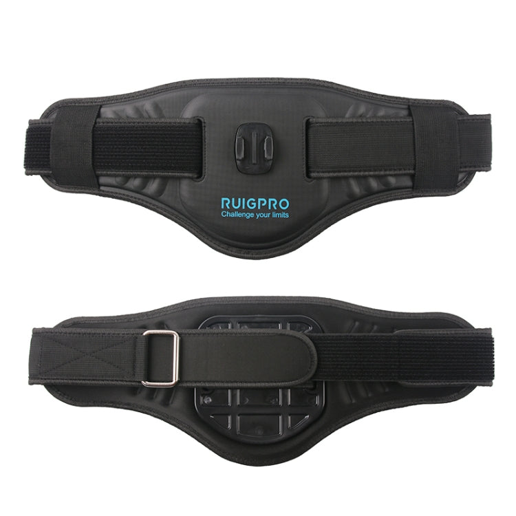 RUIGPRO Waist Belt Mount Strap for GoPro HERO10 Black / HERO9 Black / HERO8 Black / HERO7 /6 /5 /5 Session /4 Session /4 /3+ /3 /2 /1, DJI OSMO Pocket, Insta360 ONE X, Ricoh Theta S/Theta V/Theta SC36 and Other Panorama Action Cameras(Black)