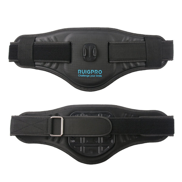RUIGPRO Waist Belt Mount Strap for GoPro HERO10 Black / HERO9 Black / HERO8 Black / HERO7 /6 /5 /5 Session /4 Session /4 /3+ /3 /2 /1, DJI OSMO Pocket, Insta360 ONE X, Ricoh Theta S/Theta V/Theta SC36 and Other Panorama Action Cameras(Black)