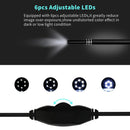 I96 0.3MP HD Visual Ear Nose Tooth Endoscope Borescope with 6 LEDs, Lens Diameter: 5.5mm, Length: 2m