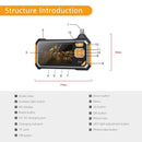 inskam113 IP67 1080P HD Digital 4.3 inch Display Screen Handheld Endoscope Industrial Home Endoscopes with 6 LEDs, Hard Cable Length: 5m