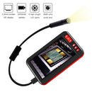 F200 4.3 Inch Screen Display HD1080P Snake Tube Inspection Endoscope with 8 LEDs, Length: 10m, Lens Diameter: 8mm, Hard Line