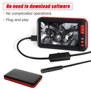 F200 4.3 Inch Screen Display HD1080P Snake Tube Inspection Endoscope with 8 LEDs, Length: 10m, Lens Diameter: 8mm, Mild Line