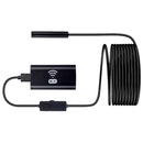 F99 HD Mobile Phone Endoscope, 8mm Waterproof Pipe Endoscope, Wifi Version, Hardwire, Length: 5m (Black)
