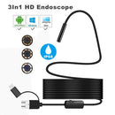 Y101 8mm Spiral Head 3 In 1 Waterproof Digital Endoscope Inspection Camera, Length: 10m Flexible Cable (Black)
