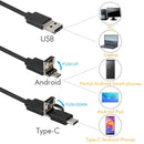 inskam107 3.9mm 3 In 1 HD Waterproof Industry Digital Endoscope Inspection Camera, Length: 3.5m Flexible Cable(Black)