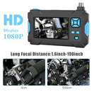 P30 IP67 Waterproof 4.3 inch HD Portable Endoscope Hard Cable Industrial Endoscope, Cable Length: 2m(Blue)