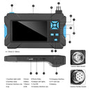 P30 IP67 Waterproof 4.3 inch HD Portable Endoscope Hard Cable Industrial Endoscope, Cable Length: 2m(Blue)