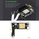 Waveshare SIM8202G-M2 5G Snapdragon X55 Multi Mode Multi Band 5G/4G/3G Module Expand Board for Jetson Nano, EU Plug