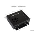 Waveshare Dual Gigabit Ethernet Mini-Computer with Metal Case & Cooling Fan for Raspberry Pi CM4(EU Plug)