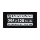Waveshare 2.9 inch 296 x 128 Pixel Touch Black / White e-Paper Module for Raspberry Pi Pico, SPI Interface