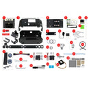 Waveshare JETANK AI Tracked Mobile Robot Kit, Based on Jetson Nano, EU Plug