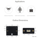 Waveshare TOF Laser Range Sensor (B), UART / I2C Bus (Black)