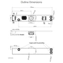 Waveshare OV5640 FF 5MP USB Camera Module, Support 1080P Video Recording