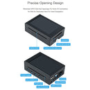 Waveshare 3.5 inch Display Aluminum Alloy Case for Raspberry Pi 4 (Black)