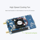 Waveshare EM06-E LTE Cat-6 HAT Dual Antennas LTE-A Multi Regions Multi Band Module for Raspberry Pi