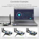 Waveshare SIM7600G-H M.2 4G HAT LTE CAT4 High Speed GNSS Global Band Module for Raspberry Pi
