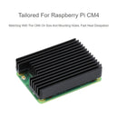 WAVESHARE Aluminum Heatsink for Raspberry Pi CM4, with Antenna Notch (Black)