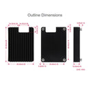 WAVESHARE Aluminum Heatsink for Raspberry Pi CM4, with Antenna Notch (Black)