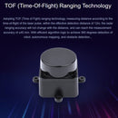Waveshare D300 Developer Kit, DTOF Laser Ranging Sensor, 360 Omni-Directional Lidar, UART Bus