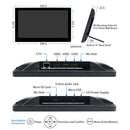 Waveshare 13.3 inch Mini-Computer Powered by Raspberry Pi 3A+, HD Touch Screen(US Plug)