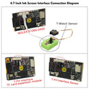 TTGO T5 4.7 inch E-paper ESP32 V3 16MB FLASH 8MB PSRAM WiFi Bluetooth for Arduino, PH2.0 Holder Version