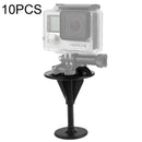 10 PCS Surf Snowboard Buckle Mount Holder for GoPro HERO10 Black / HERO9 Black / HERO8 Black / HERO7 /6 /5 /5 Session /4 Session /4 /3+ /3 /2 /1, Insta360 ONE R, DJI Osmo Action and Other Action Cameras(Black)