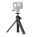 RUIGPRO Multi-functional Foldable Tripod Holder Selfie Monopod Stick with Ball Head for GoPro HERO9 Black / HERO8 Black / HERO7 /6 /5 /5 Session /4 Session /4 /3+ /3 /2 /1, Insta360 ONE R, DJI Osmo Action and Other Action Cameras(Black)