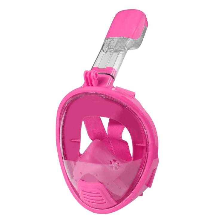 Kids Diving Equipment Full Face Design Snorkel Mask for GoPro HERO10 Black / HERO9 Black / HERO8 Black / HERO7 /6 /5 /5 Session /4 Session /4 /3+ /3 /2 /1, Insta360 ONE R, DJI Osmo Action and Other Action Cameras(Pink)