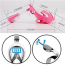Kids Diving Equipment Full Face Design Snorkel Mask for GoPro HERO10 Black / HERO9 Black / HERO8 Black / HERO7 /6 /5 /5 Session /4 Session /4 /3+ /3 /2 /1, Insta360 ONE R, DJI Osmo Action and Other Action Cameras(Pink)