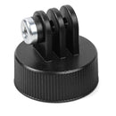 TMC HR383 Surfing Plastic Bottle Top Mount Tripod Adapter Holder for PULUZ Action Sports Cameras Jaws Flex Clamp Mount for GoPro HERO10 Black / HERO9 Black / HERO8 Black /7 /6 /5 /5 Session /4 Session ... ther Action Cameras, Inner Diameter: 28.5mm(Black)