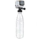 TMC HR383 Surfing Plastic Bottle Top Mount Tripod Adapter Holder for PULUZ Action Sports Cameras Jaws Flex Clamp Mount for GoPro HERO10 Black / HERO9 Black / HERO8 Black /7 /6 /5 /5 Session /4 Session ... ther Action Cameras, Inner Diameter: 28.5mm(Black)