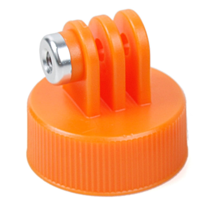 TMC HR383 Surfing Plastic Bottle Top Mount Tripod Adapter Holder for PULUZ Action Sports Cameras Jaws Flex Clamp Mount for GoPro HERO10 Black / HERO9 Black / HERO8 Black /7 /6 /5 /5 Session /4 Session ... her Action Cameras, Inner Diameter: 28.5mm(Orange)