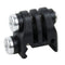 TMC HR387-BK 20mm Rail Plastic Connection Mount for GoPro HERO10 Black / HERO9 Black / HERO8 Black /7 /6 /5 /5 Session /4 Session /4 /3+ /3 /2 /1, DJI Osmo Action, Xiaoyi and Other Action Cameras(Black)