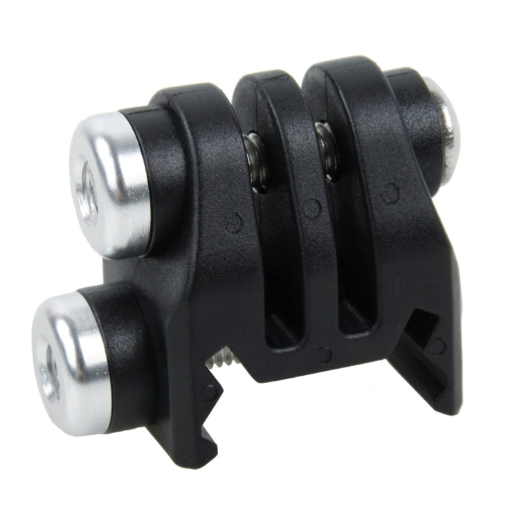 TMC HR387-BK 20mm Rail Plastic Connection Mount for GoPro HERO10 Black / HERO9 Black / HERO8 Black /7 /6 /5 /5 Session /4 Session /4 /3+ /3 /2 /1, DJI Osmo Action, Xiaoyi and Other Action Cameras(Black)