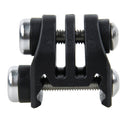 TMC HR387-BK 20mm Rail Plastic Connection Mount for GoPro HERO10 Black / HERO9 Black / HERO8 Black /7 /6 /5 /5 Session /4 Session /4 /3+ /3 /2 /1, DJI Osmo Action, Xiaoyi and Other Action Cameras(Black)