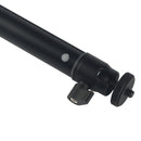 Handheld Gimbal Aluminum Alloy Extension Rod Tube Selfie Stick with Ball Head, Length: 30-90cm (Black)