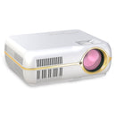 DH-A10B 5.8 inch LCD Screen 4200 Lumens 1280 x 800P HD Smart Projector with Remote Control, Support HDMIx2, USBx2, VGA, AV IN/RCA, RJ45(White)
