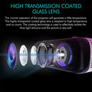 E500H 1280x720 720P Portable Multimedia Games HD LED Smart Projector Children Projector (Android 6.0)