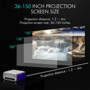 E500H 1280x720 720P Portable Multimedia Games HD LED Smart Projector Children Projector (Android 6.0)
