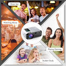 E500H 1280x720 720P Portable Multimedia Games HD LED Smart Projector Children Projector (Android 6.0)