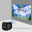 L1 Children Projector Mini LED Portable Home Speaker Projector, AU Plug(Black)