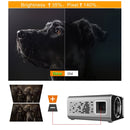 T6 2000ANSI Lumens 1080P LCD Mini Theater Projector, Phone Version, AU Plug(Red)