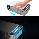 T6 2000ANSI Lumens Mini Theater Projector, Android 7.1 RK3128 Quad Core, 1GB+8GB, EU Plug(Silver)